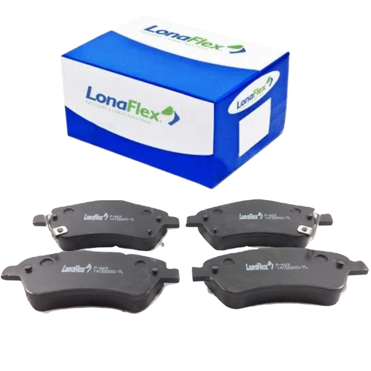 Pastilha Freio Toyota Corolla 2.0 16v Altis 2010 Ate 2014 Dianteira Sistema Bosch Lonaflex P-669