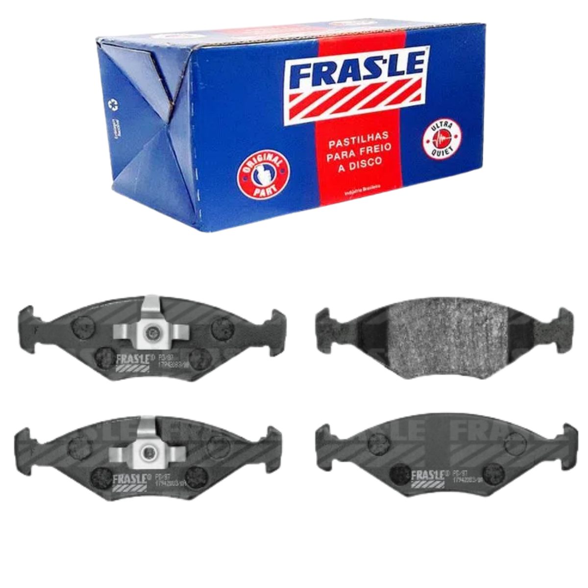 Pastilha Freio Fiat Uno 1.0 8v Economy 2009 Ate 2013 Dianteira Sistema Teves Fras-le Pd/87
