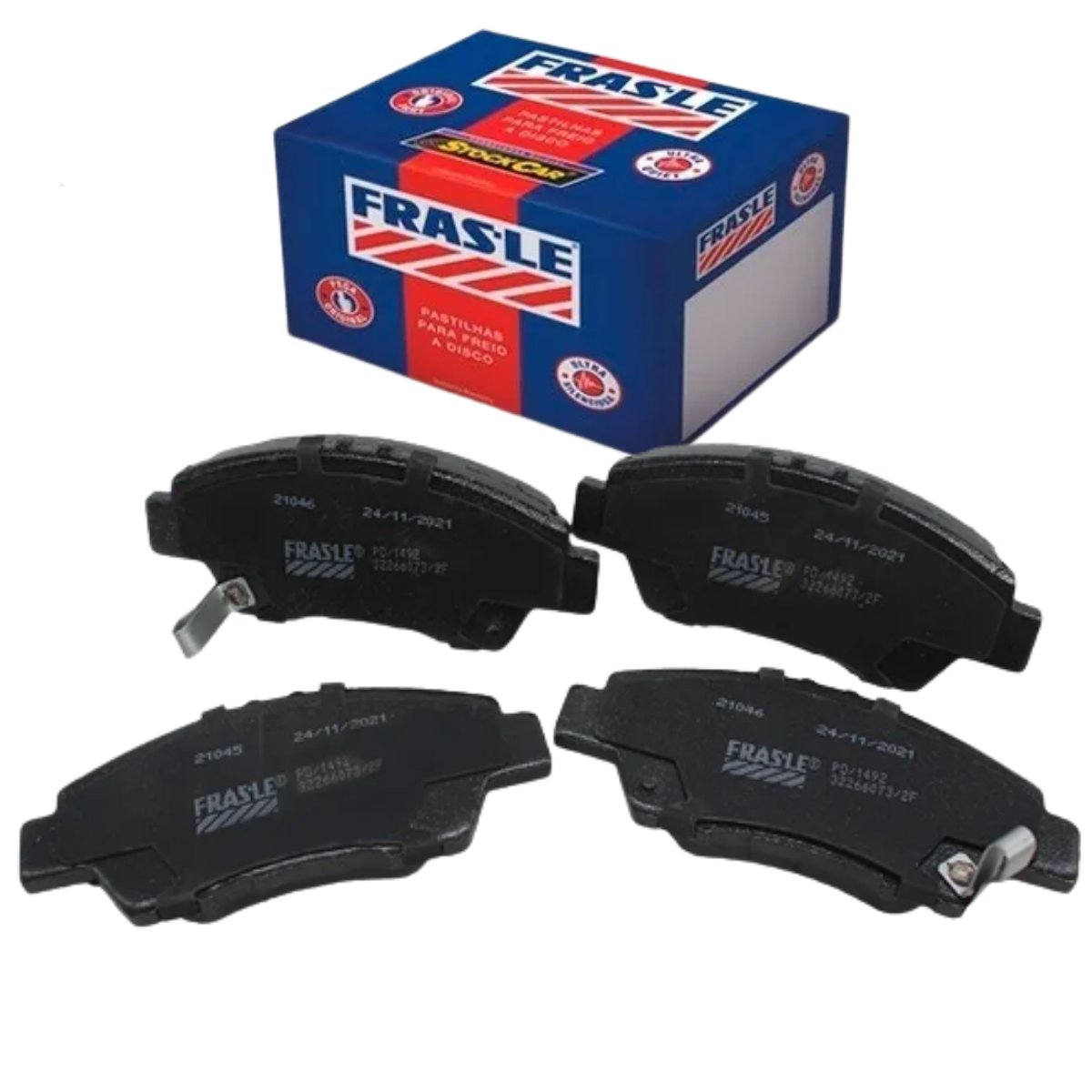 Pastilha Freio Honda City 1.5 16v Ex 01/2014 Ate 12/2021 Dianteira Sistema Akebono Fras-le Pd/1492