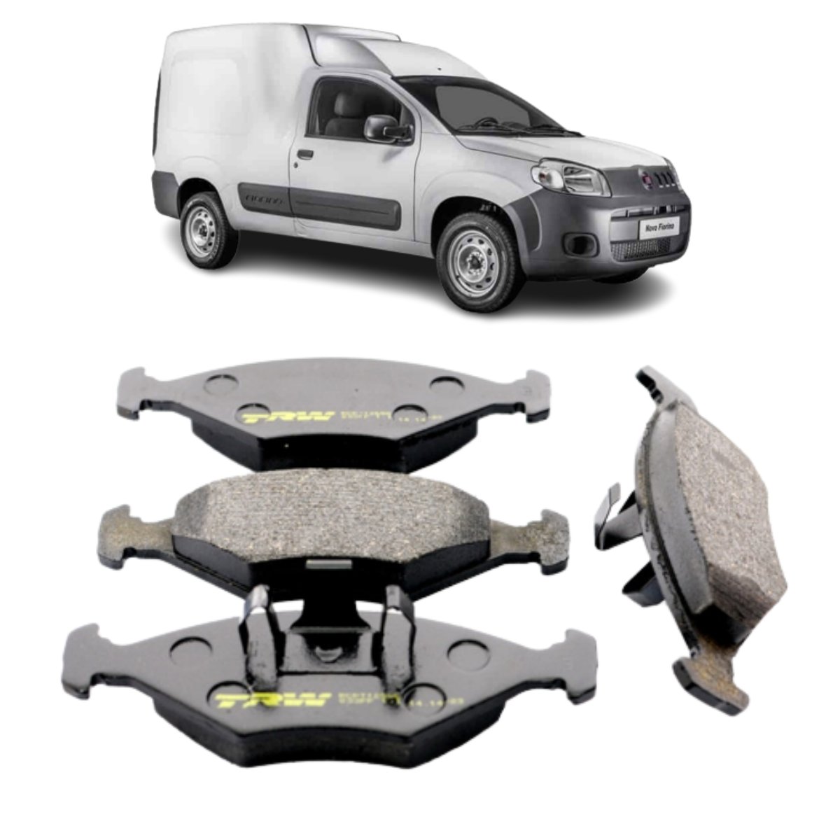 Pastilha Freio Fiat Fiorino 1.3 8v Furgao 2011 Ate 2013 Dianteira Trw/varga Rcpt12650