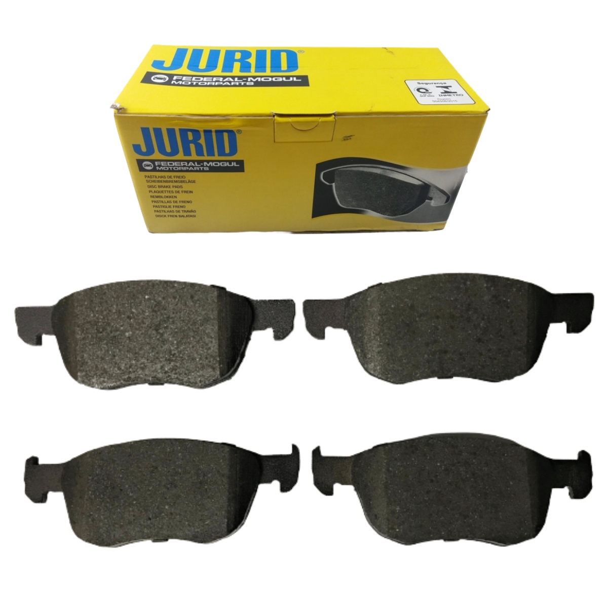 Pastilha Freio Honda Civic 2.0 16v Ex Flex One 01/2020 Ate 12/2021 Dianteira Sistema Teves Jurid Hqj-2486a