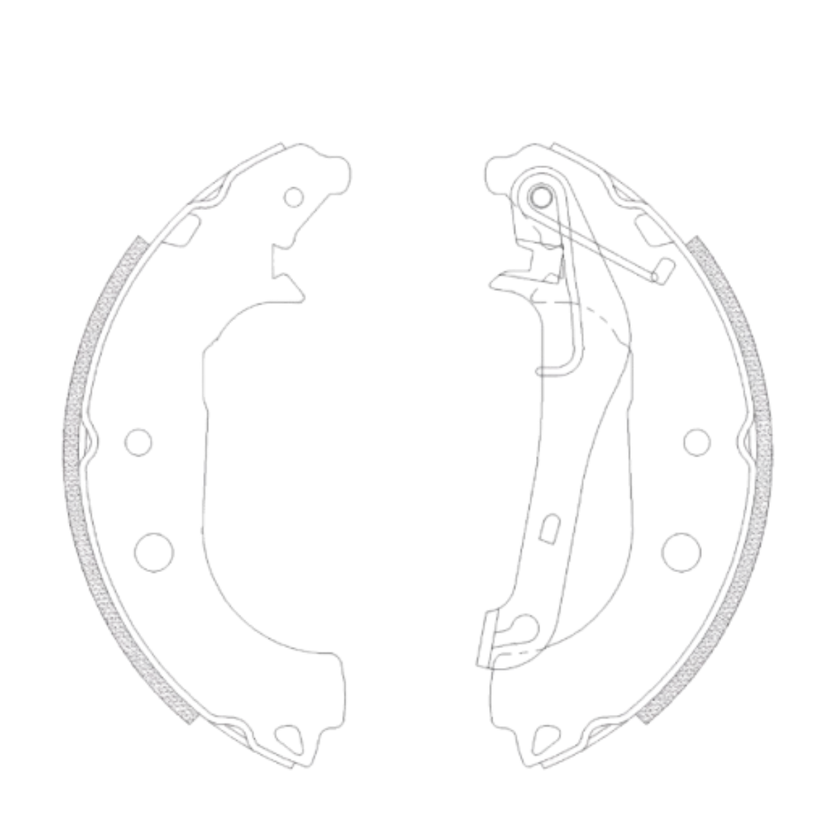 Sapata Freio Ford Ecosport 1.5 12v Titanium At 01/2019 Ate 12/2022 Eixo Traseiro Fras-le Fd-628-cpa