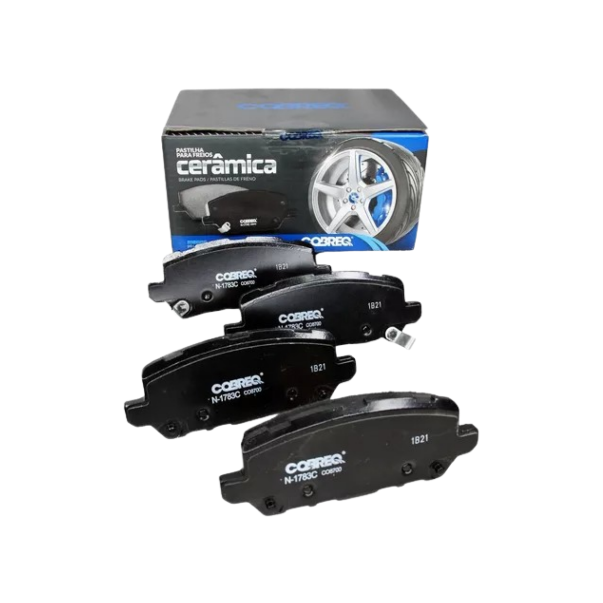 Pastilha Freio Honda Hrv 1.5 16v Advance 01/2022 Ate 12/2022 Traseira Sistema Akebono, Anti Ruido Ceramica N-1783c