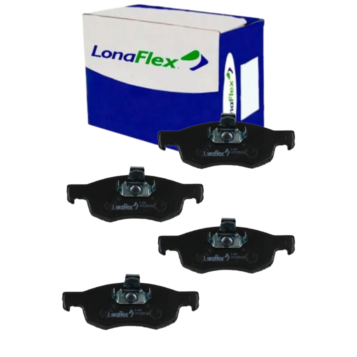 Pastilha Freio Fiat Doblo 1.8 8v Adventure 2003 Ate 2009 Eixo Dianteiro Lonaflex P-494