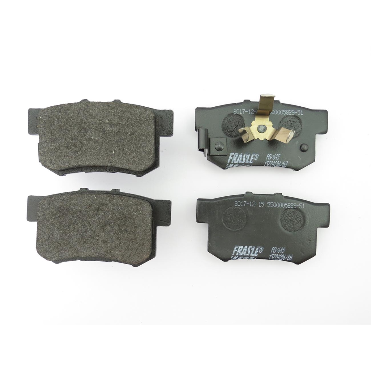 Pastilha Freio Honda Crv 2.0 16v Exl 4wd 2013 Ate 2017 Traseira Sistema Akebono, Anti Ruido Fras-le P-645