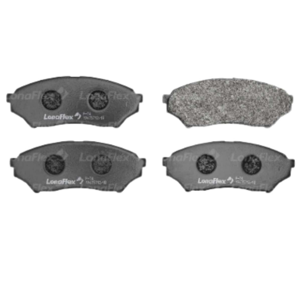 Pastilha Freio Mitsubishi Pajero 2.0 16v Tr4 01/2002 Ate 2015 Dianteira Sistema Sumitomo Lonaflex P-74