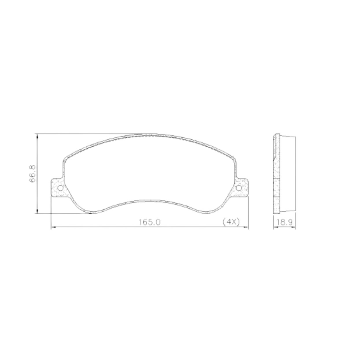 Pastilha Freio Vw Amarok 2.0 16v Cd 4x2 01/2011 Ate 2012 Dianteira Sistema Bosch, Ceramica Fras-le Pd-1028-cmaxx