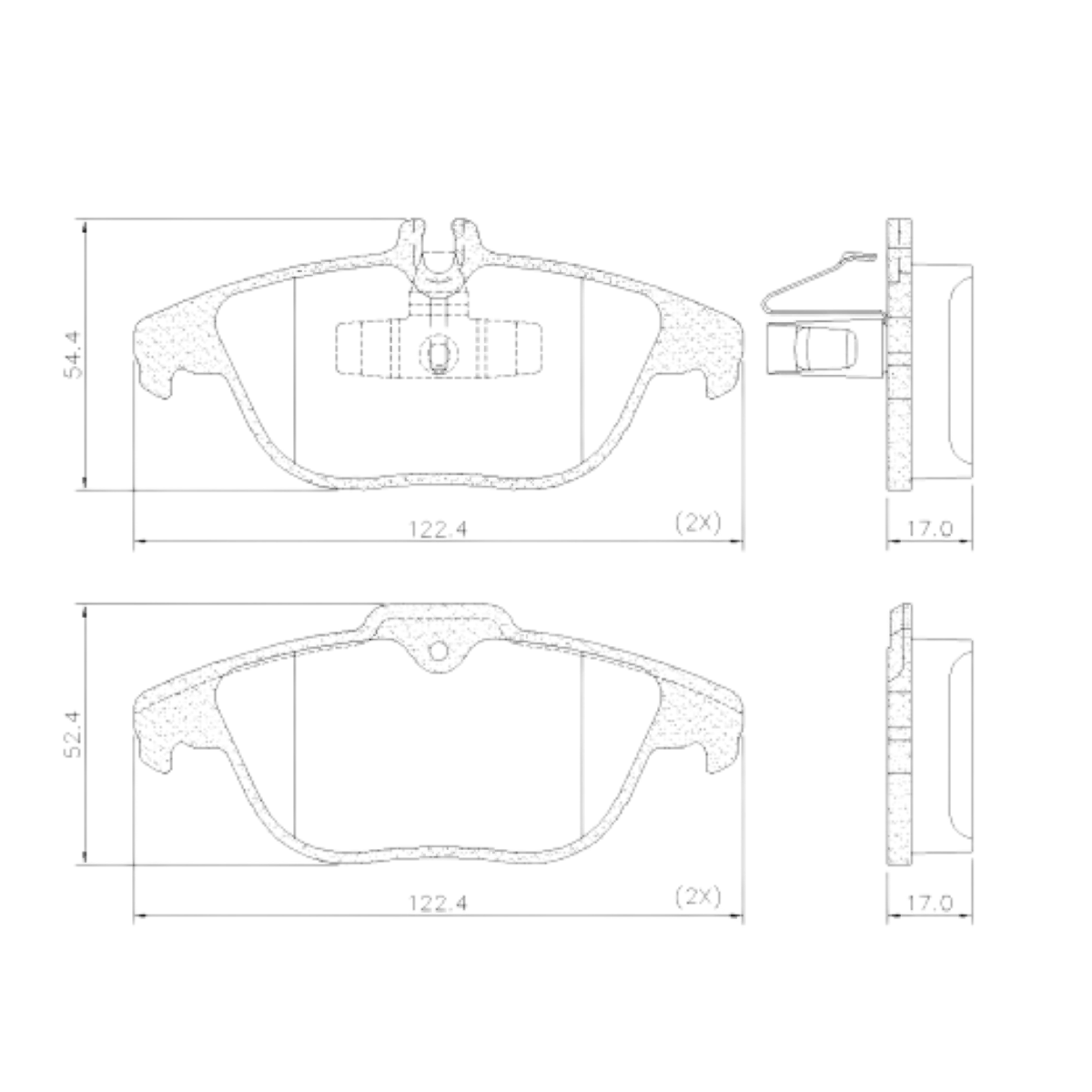 Pastilha Freio Mercedes-benz C180 1.8 16v Cgi 2009 Ate 2012 Traseira Sistema Teves Fras-le Pd-1315