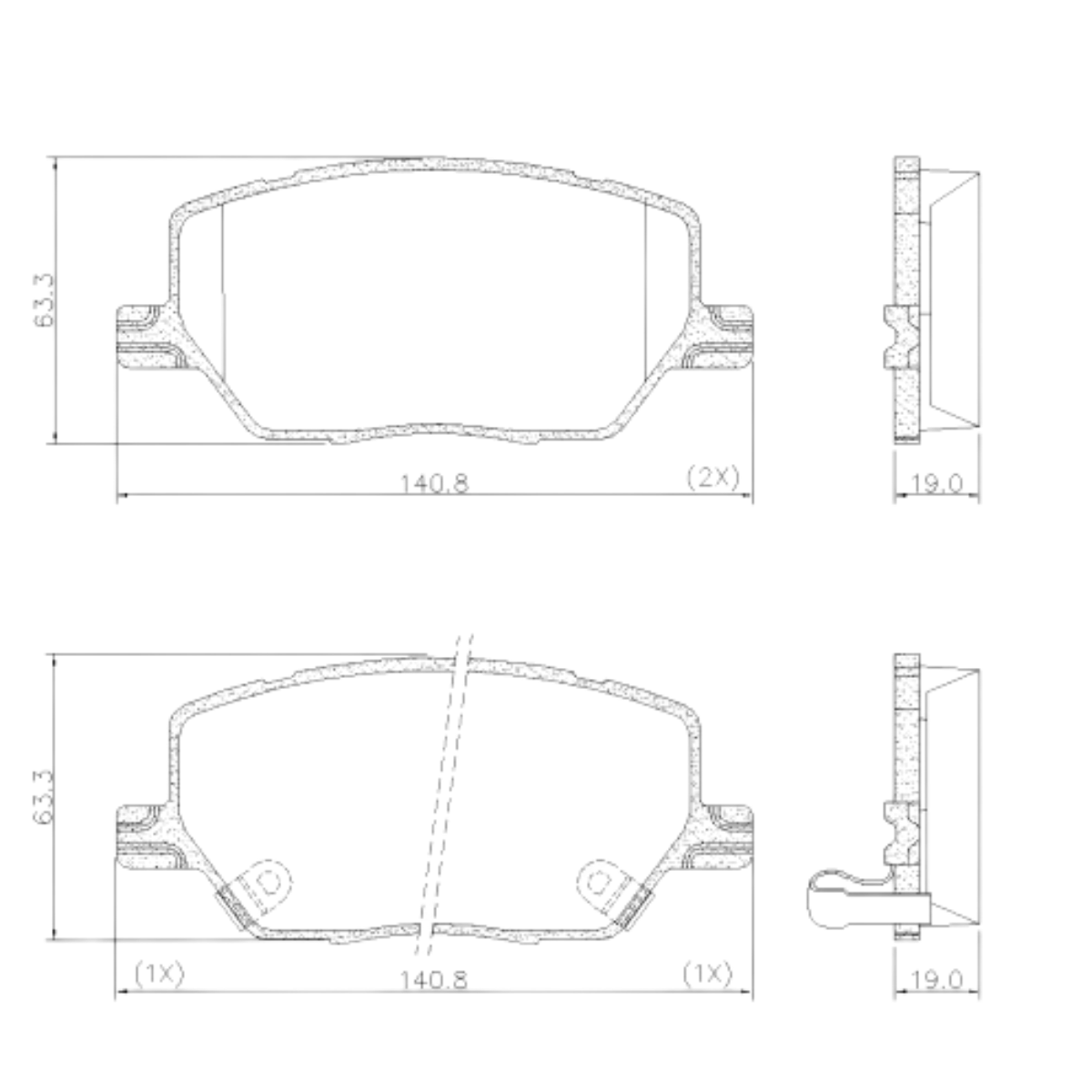 Pastilha Freio Fiat Toro 2.0 16v Freedom S-design 4x4 01/2019 Ate 2023 Dianteira Sistema Mando, Ceramica Fras-le Pd-1512-cmaxx
