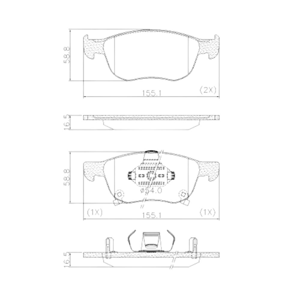 Pastilha Freio Honda Civic 2.0 16v Ex Flex One 01/2020 Ate 12/2021 Dianteira Sistema Ate Fras-le Pd-2207