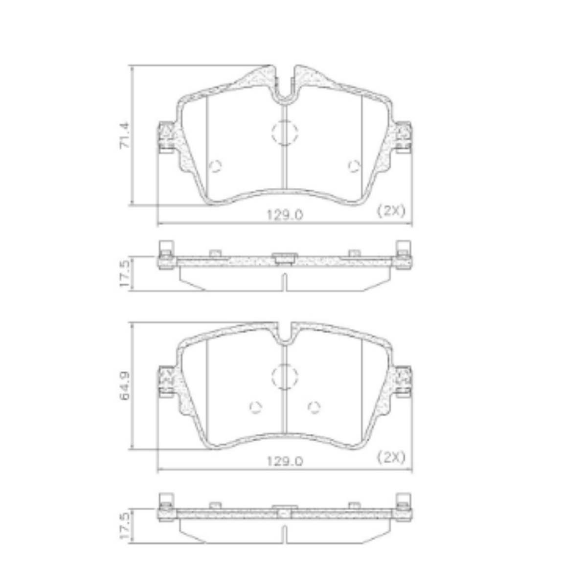 Pastilha Freio Mini Cooper 1.6 16v Countryman 01 Ate 12/2016 Dianteira, Ceramica Fras-le Pd-2245-cmaxx