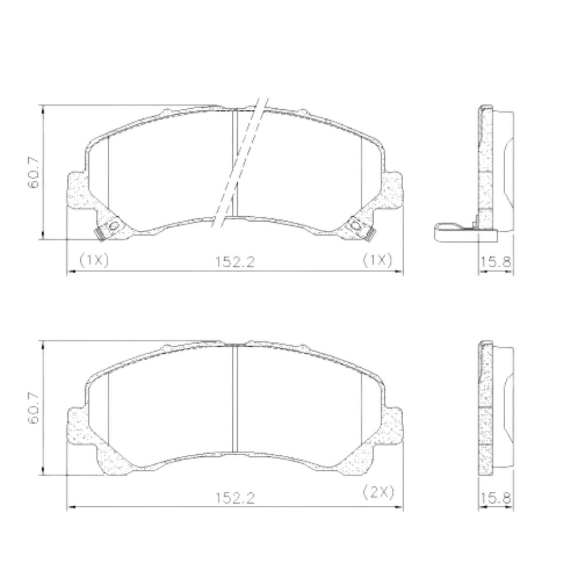 Pastilha Freio Gm Trailblazer 3.6 24v Ltz V6 2013 Ate 2015 Dianteira Sistema Teves, Anti Ruido Fras-le Pd/1433-cmaxx