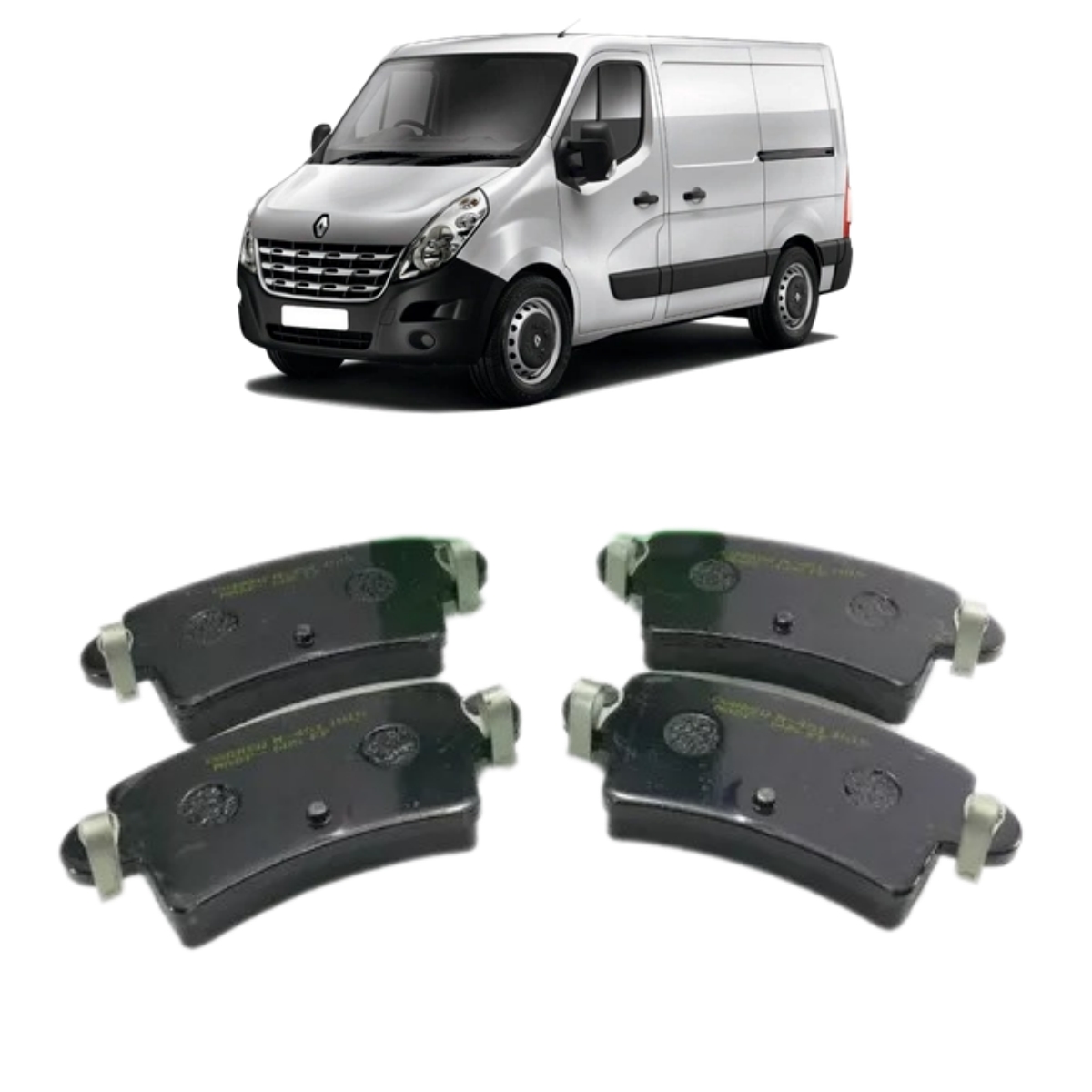 Pastilha Freio Renault Master 1.9 A Partir De 2000 Traseira Sistema Bosch Cobreq N451