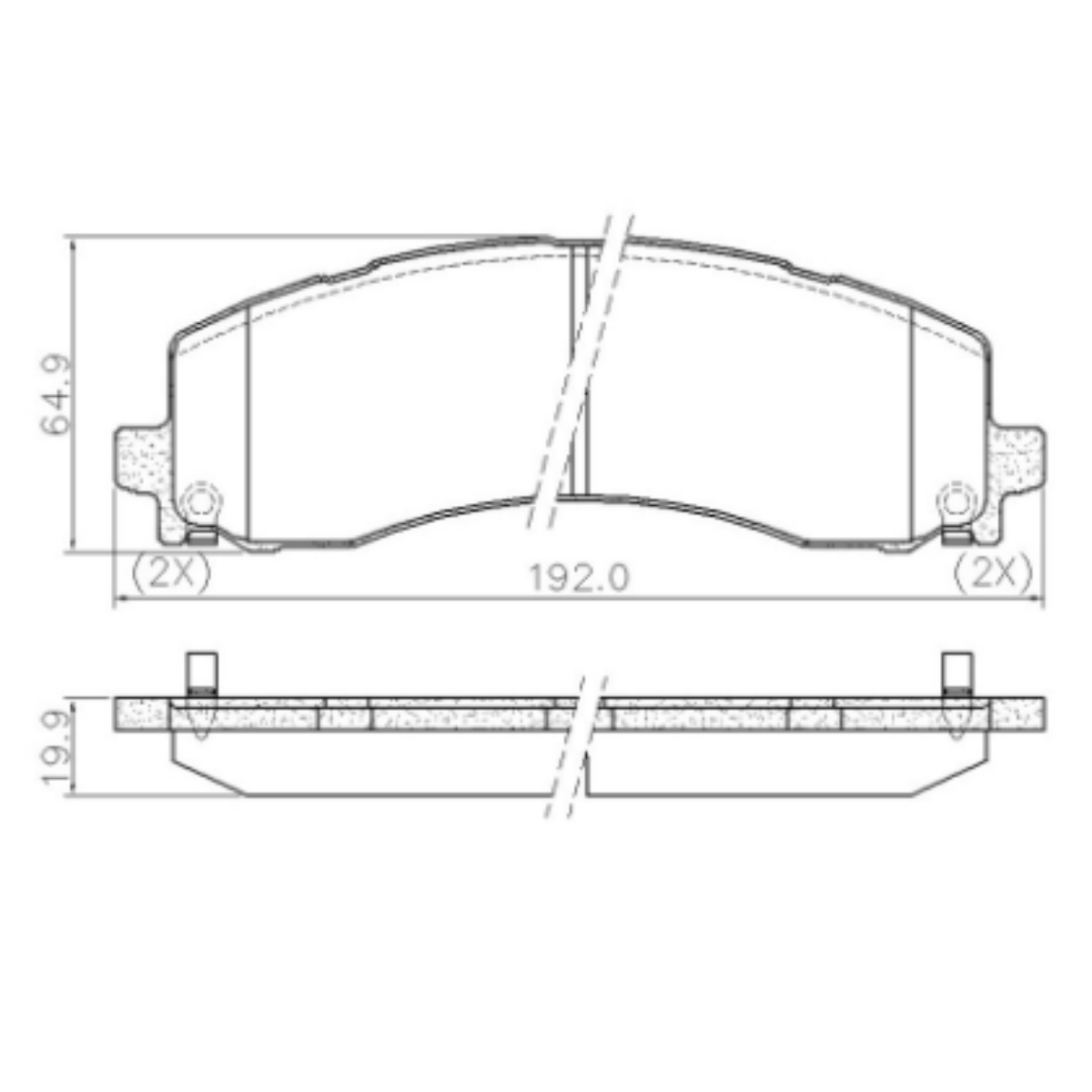 Pastilha Freio Dodge Ram 3500 6.7 24v Laramie 01/2022 Ate 12/2024 Traseira Fras-le Pd-2313
