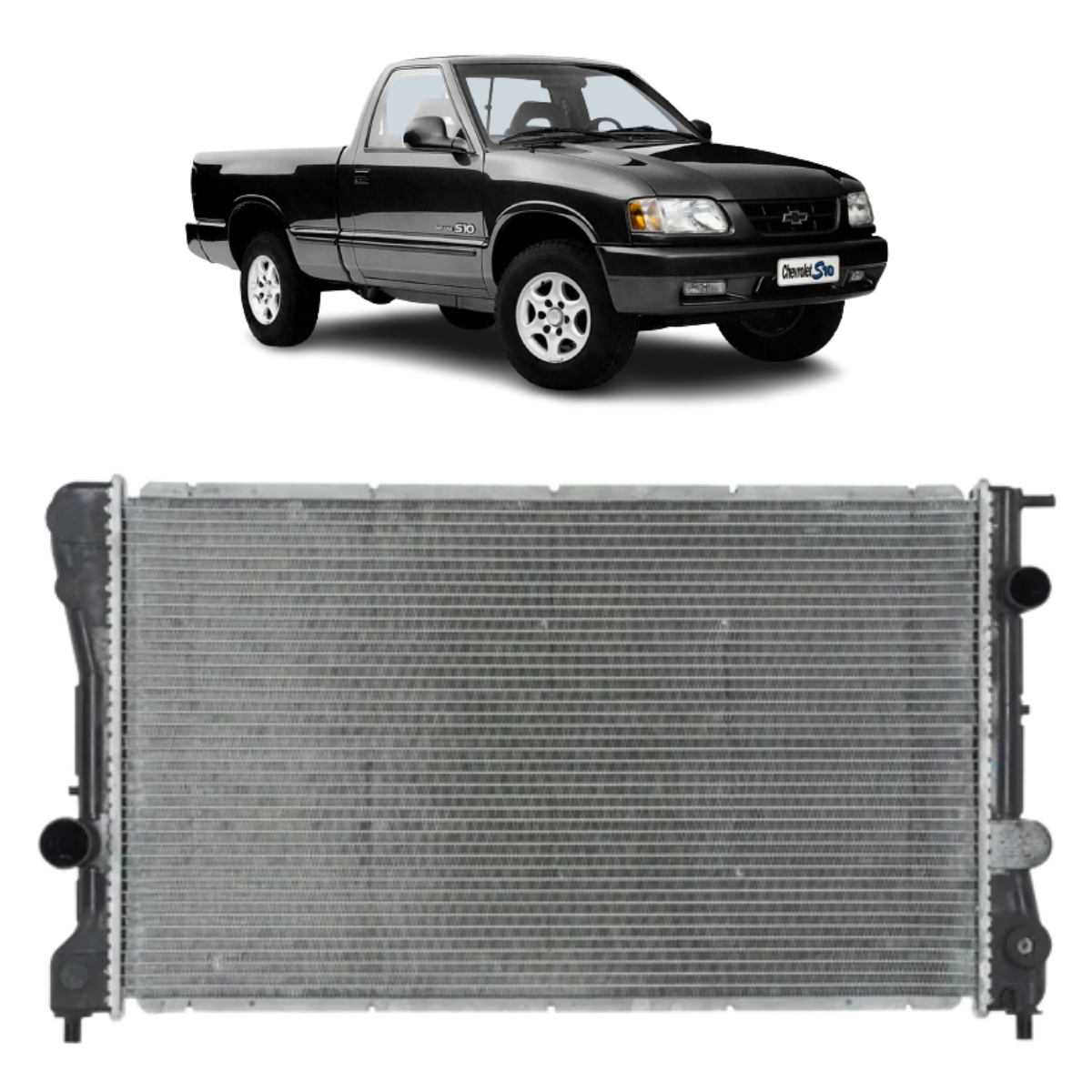 Radiador Gm Blazer 2.5 8v Cambio Manual 01/1996 Ate 01/2000 Visconde 19225