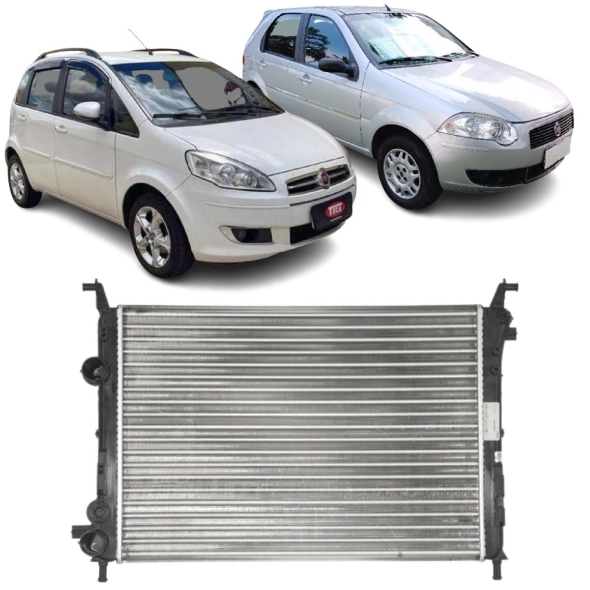 Radiador Fiat Strada 1.4 Cambio Manual 2002 Ate 2015 Com Ar Condicionado Denso Bc422136-5050rc
