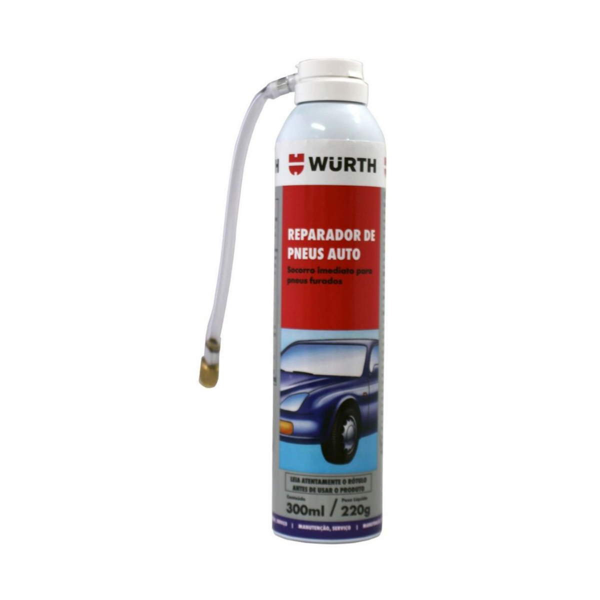 Reparador De Pneus Auto 300ml Wurth Wurth Do Brasil 0890092300