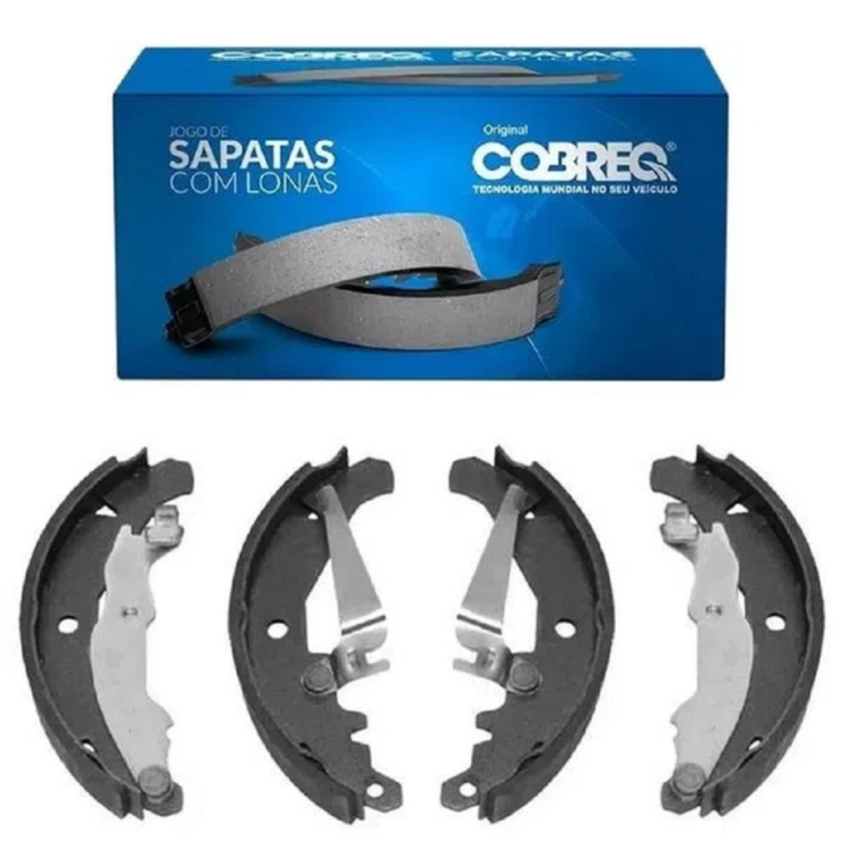 Sapata Freio Fiat Palio 1.6 16v 01/1998 Ate 12/1999 Sistema Teves Cobreq 0504-cpa
