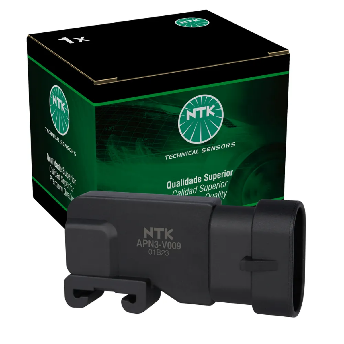 Sensor Pressao Gm Celta 1.0 01/2001 Ate 2002 Map Ngk Apn3-v009