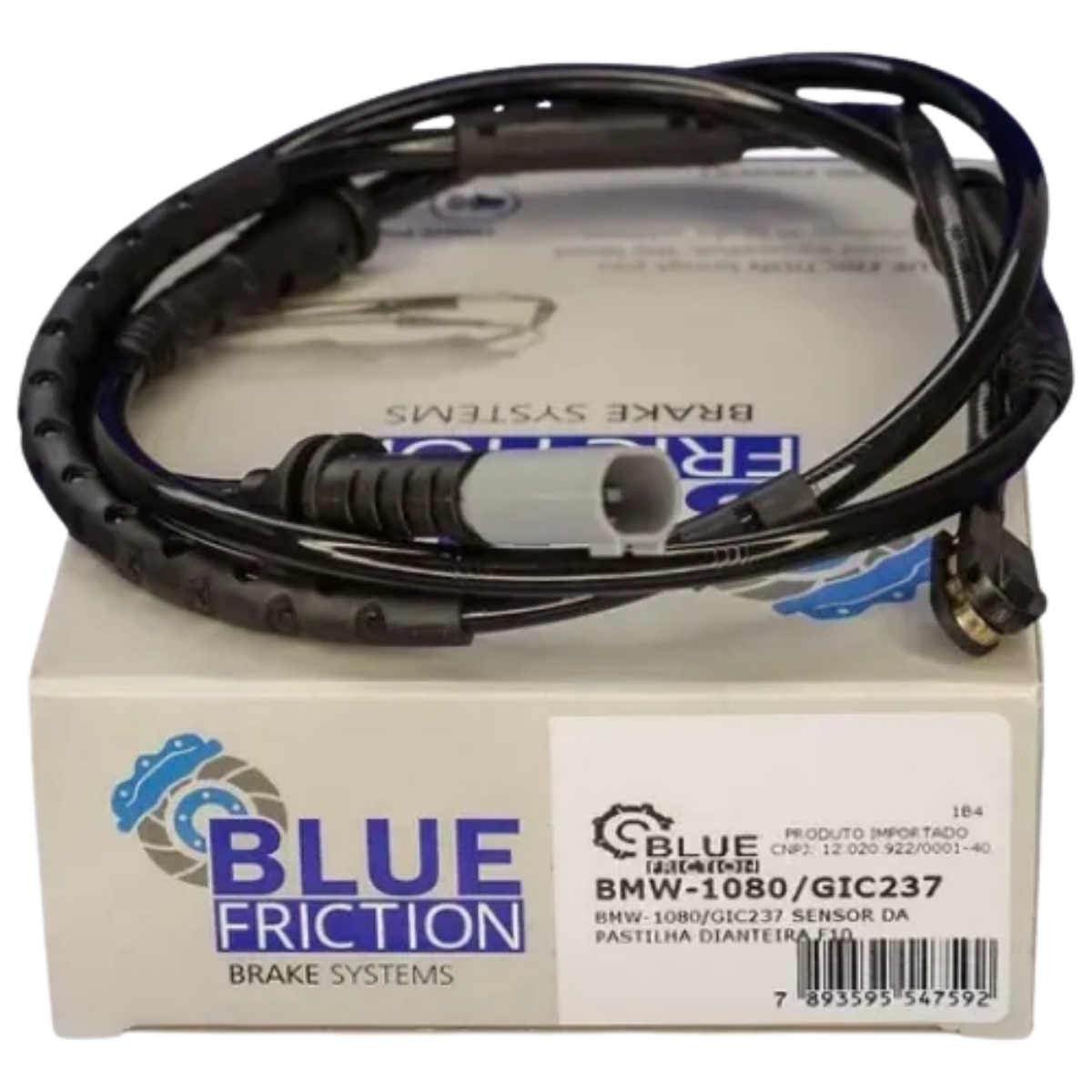 Sensor Desgaste Pastilha Bmw M6 Grand Coupe 01/2013 Ate 12/2018 Dianteira Blue Friction Bmw-1080