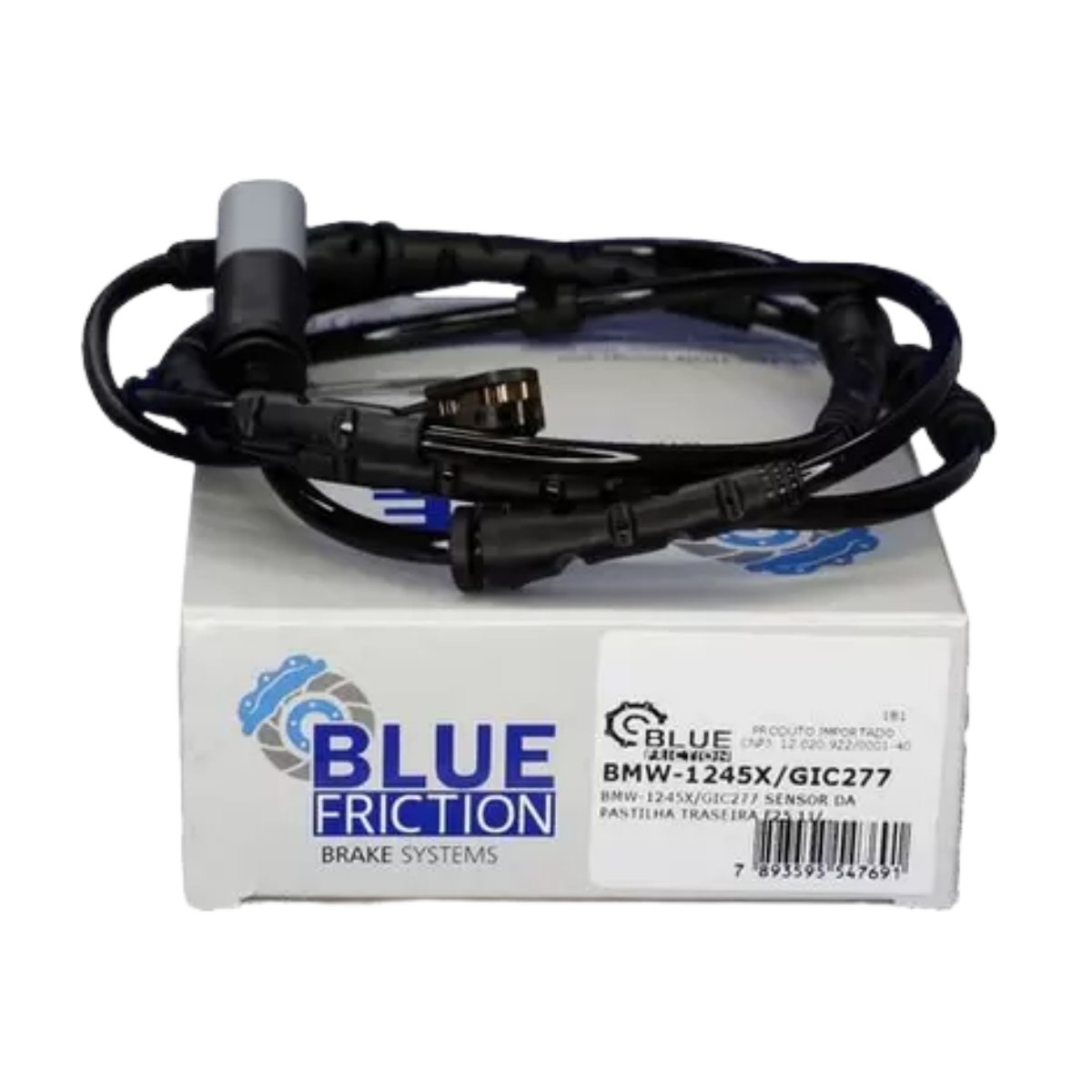Sensor Desgaste Pastilha Bmw X3 Xdrive 35i 2012 Ate 2017 Traseira Blue Friction Bmw-1245x