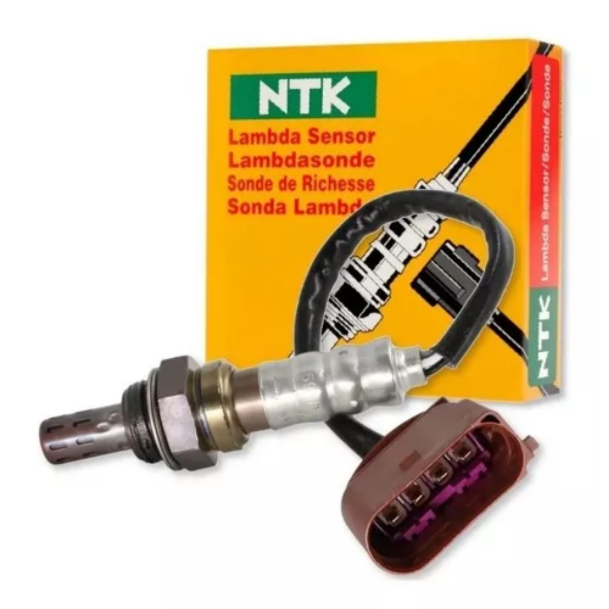 Sonda Lambda Vw Crossfox 1.6 8v Pos Catalisador - Flex Ngk Oza659-ee90