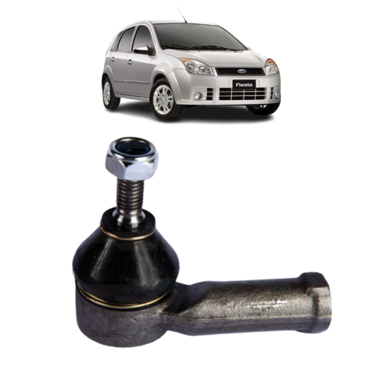Terminal Direcao Ford Fiesta Lado Esquerdo Perfect Tdi1079