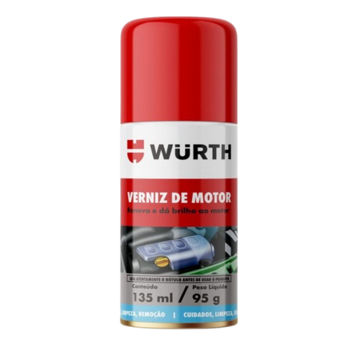 Verniz De Motor 135ml Wurth Wurth Do Brasil 0892140125